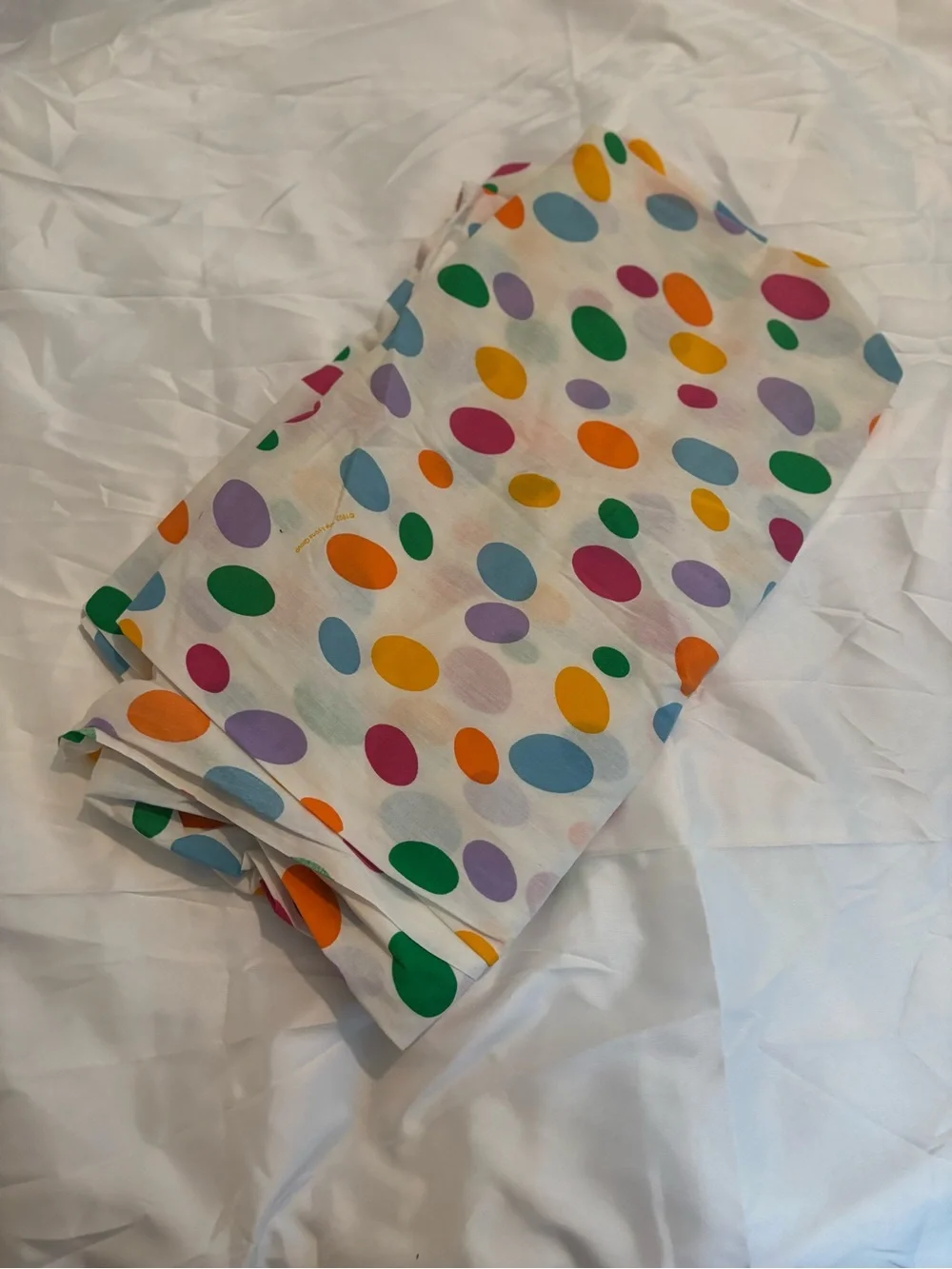 Vintage Barney 1992 kids Sheet Set in Pink Green and White